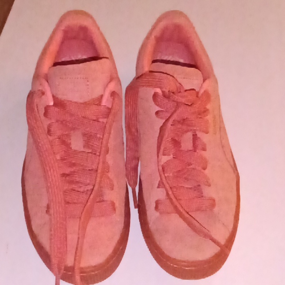 Puma Pink Suede Size 6 Women's
